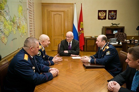 Юрий Берг встретился с представителями центрального аппарата СК России